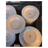 ONEIDA BRIANA 9-1/4" FINE PORCELAIN SOUP BOWLS
