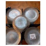 LOT OF 360 GLASS PLATES 7-1/2"