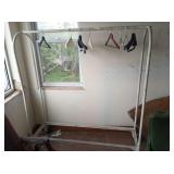 METAL WHITE COAT RACK