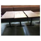 WOOD TOP 4 SEAT TABLES