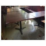 WOOD TOP 4 SEAT TABLES