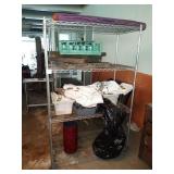 METRO RACK WITH CONTENTS