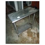 SS TABLE 30" X 14" X 35"