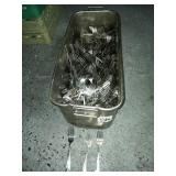 LARGE BIN OF FORKS