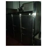 TRAULSEN SELF CONTAINED 3 SPLIT DOOR REFRIGERATOR