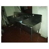 3 COMPARTMENT SINK 93" X 28"
