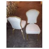 LIGHT GREY THICK CUSHION STACK CHAIRS