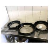 ASSORTED FRY PANS