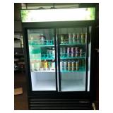 BEVERAGE AIR 2 GLASS DOOR REFRIGERATOR