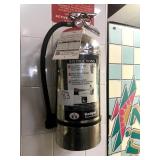 CHROME FIRE EXTINGUISHER