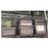 LOT OF 16 ASSORTED BAIN MARIE PANS