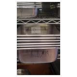 LOT OF 11 SS PANS 10" X 12" X 4"