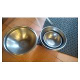 LOT OF 6 ASSORTED SS BOWLS