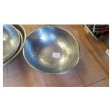 ASSORTED LARGE SS BOWLS