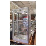 2 GLASS DOOR DISPLAY CASE 24" X 15"