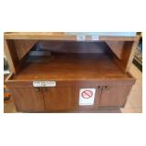 WOOD DISPLAY STAND 45-1/2" X 30" X 34" HIGH