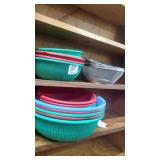 LOT PLASTIC STRAINERS