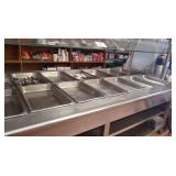 104" X 53" COLD STATION WITH SNEEZE GUARD