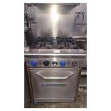 BAKERS PRIDE 4 BURNER STOVE WITH OVEN
