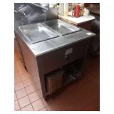 30" X 30" STEAM TABLE