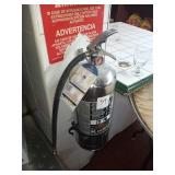 CHROME FIRE EXTINGUISHER