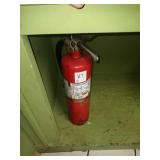RED FIRE EXTINGUISHERS