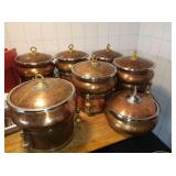 COPPER CHAFING DISHES