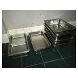 LOT OF 18 ASSORTED SS PANS