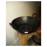 LARGE CAST IRON PAN