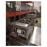 NEW GARLAND COUNTERTOP GAS 2 BURNER STOVE 12"