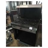 GARLAND 6 BURNER GAS STOVE WITH STORAGE BASE