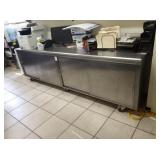 SS CABINET COUNTER 120" X 24"