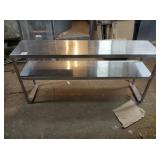 SS DOUBLE OVERSHELF 62" X 15" X 30" TALL