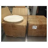 NEW LOT OF 24 GOLD SCALLOPED SHAPE PLATTERS 11-5/8