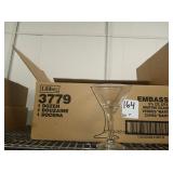 NEW LOT OF 11 LIBBEY MARTINI GLASSES