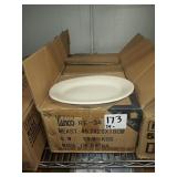 NEW LOT OF 24 OVAL PLATTERS 9-3/8"
