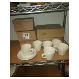 NEW LOT OF 18 CUPS & SAUCERS