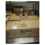 NEW LOT OF 24 PLASTIC 8 OZ WINE GLASSES