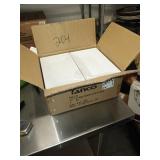 NEW LOT OF 24 RECTANGULAR PLASTIC PLATES 10" X 6"