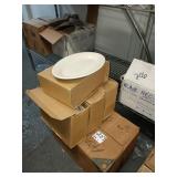 NEW LOT OF 42 OVAL PLATTERS 10-3/8"