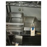 NEW LOT OF 16 PERFORATED SS PANS
