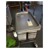 NEW LOT OF 9 SS THIN PANS