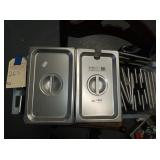 NEW LOT OF 42 SS LIDS (1/4 PAN)