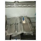 NEW LOT OF 12 SS LIDS FOR LONG SS PANS