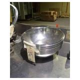 LOT OF 29 SS BOWLS 13" DIA