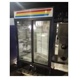 TRUE SELF CONTAINED SLIDING DOOR REFRIGERATOR