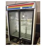 TRUE SELF CONTAINED 2 SLIDING DOOR REFRIGERATOR