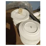 LOT OF 54 ONEIDA BONE CHINA PLATES 9-3/4"
