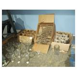 LOT ASSORTED LIBBEY GLASSES