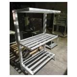 KELMAX ALUMINUM FIXED CANTILEVER SHELF UNIT